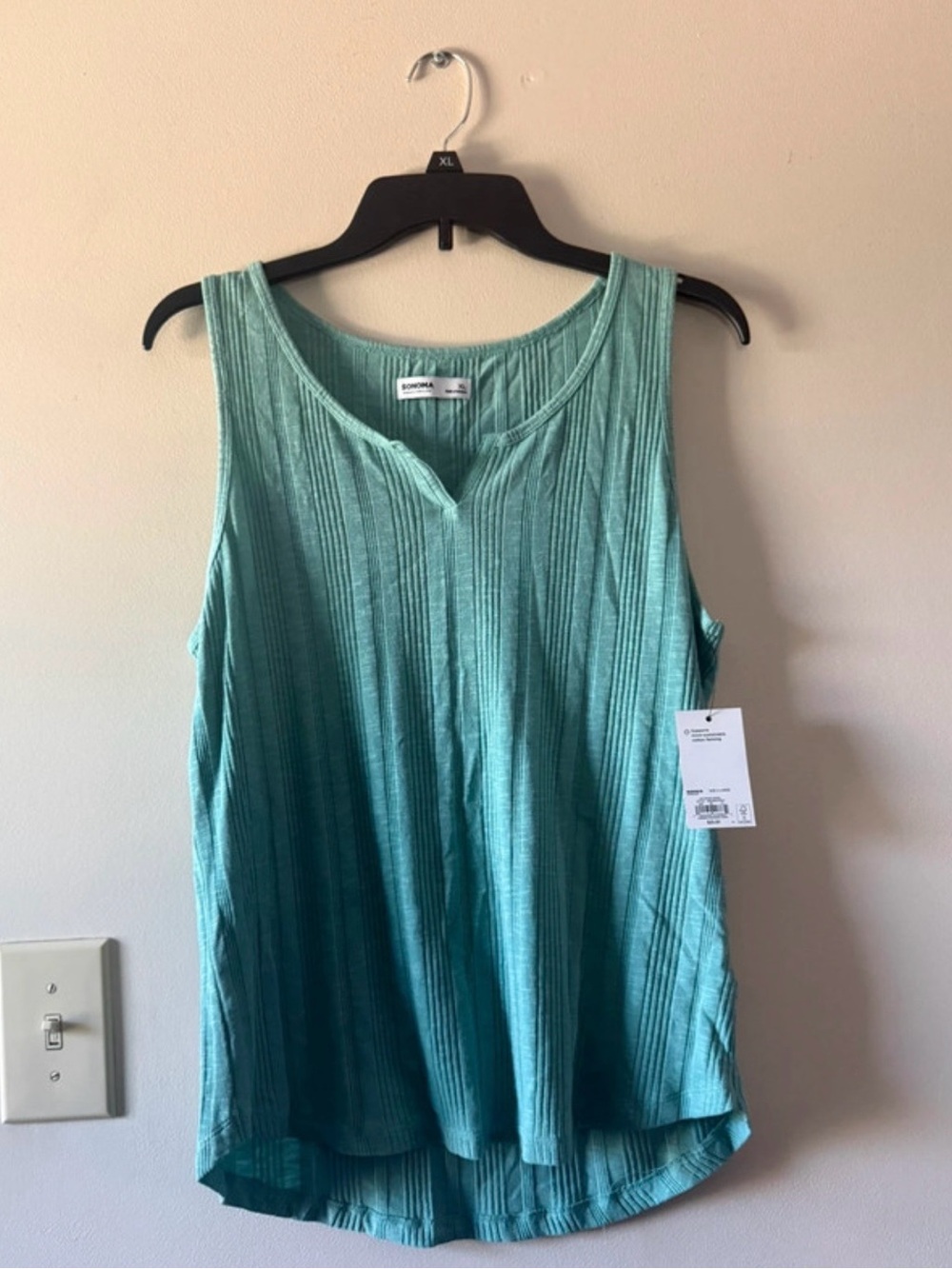 River Moss green tank top Size XL #summer #festival